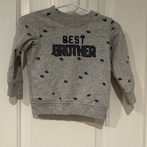 Kids Gray 'Best Brother' Sweatshirt